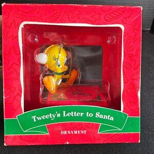 Warner Brothers "Tweedy's Letter To Santa" Christmas Ornament 2000 Vintage